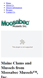 Mobile Screenshot of moosabecmussels.com